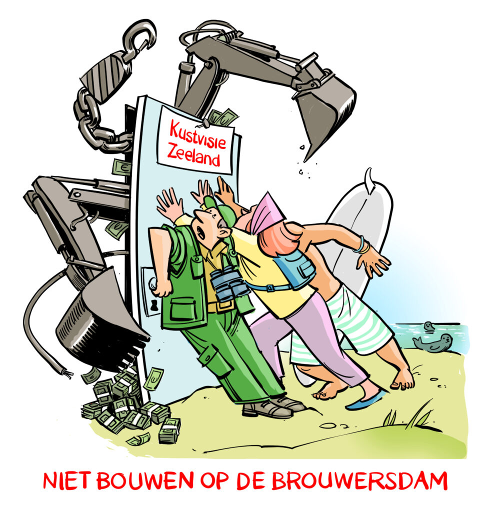 Niet bouwen op de Brouwersdam